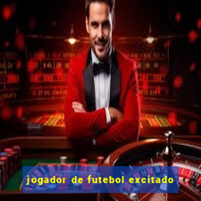 jogador de futebol excitado